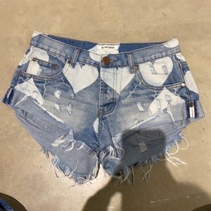 One teaspoon jean shorts